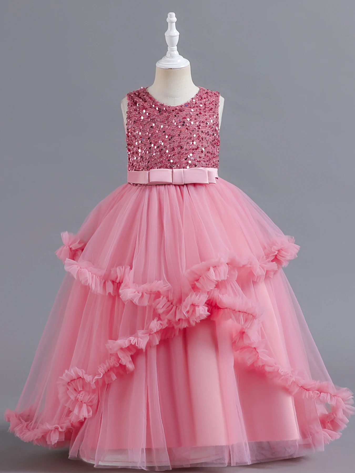 Pink KId Sequin Sleeveless Ball dress Girl fluffy Princess Dress Birthday Party Evening Ceremony Stage Performance Dress
Pink KId Sequin Sleeveless Ball dress Girl fluffy Princess Dress Birthday Party Evening Ceremony Stage Performance Dress