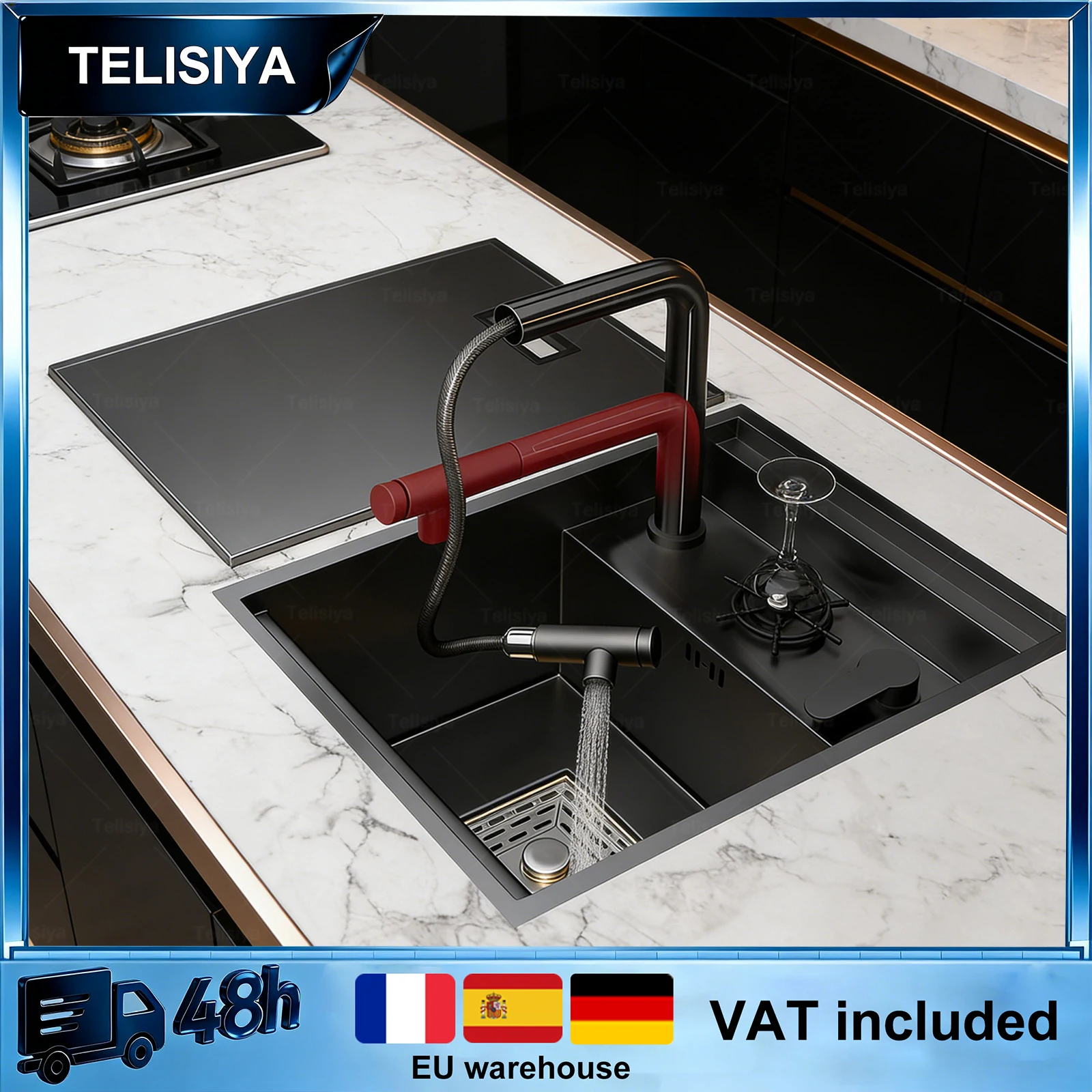 Embossed Bar Sinks Stainless Steel Small Hidden Kitchen Sink Mini Single Slot With Lid Apartment Plate Balcony RV
Embossed Bar Sinks Stainless Steel Small Hidden Kitchen Sink Mini Single Slot With Lid Apartment Plate Balcony RV