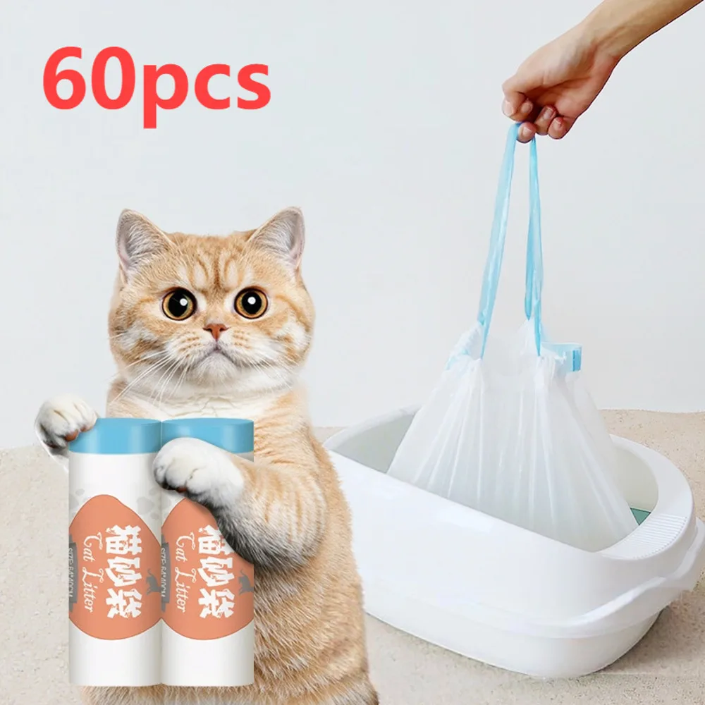 Cat Litter Box Liners Drawstring Thickened Cat Poop Bags Disposable Cat Toilet Garbage Bag Pet Supplies Storage Collection
Cat Litter Box Liners Drawstring Thickened Cat Poop Bags Disposable Cat Toilet Garbage Bag Pet Supplies Storage Collection