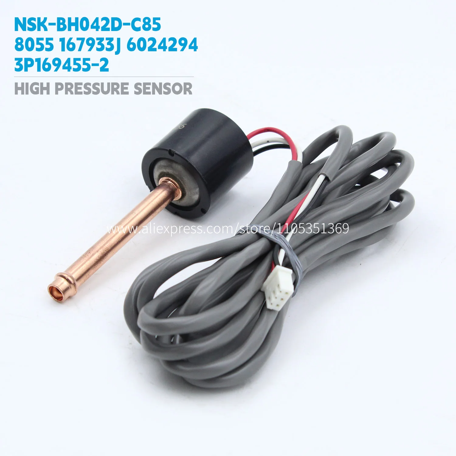 new High Pressure Sensor NSK-BH042D-C85 167933J 6024294 3P169455-2 L:2000mm for Daikin VRV Outdoor unit air conditioner parts
new High Pressure Sensor NSK-BH042D-C85 167933J 6024294 3P169455-2 L:2000mm for Daikin VRV Outdoor unit air conditioner parts