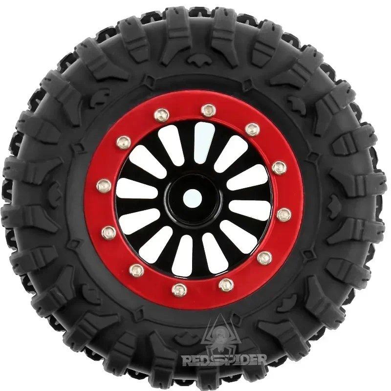 1.3" Aluminum Beadlock Wheels & Mud Terrain Tires Set for 1/24 RC Crawlers Ascent UDIRC UCX24 Upgrades
1.3" Aluminum Beadlock Wheels & Mud Terrain Tires Set for 1/24 RC Crawlers Ascent UDIRC UCX24 Upgrades