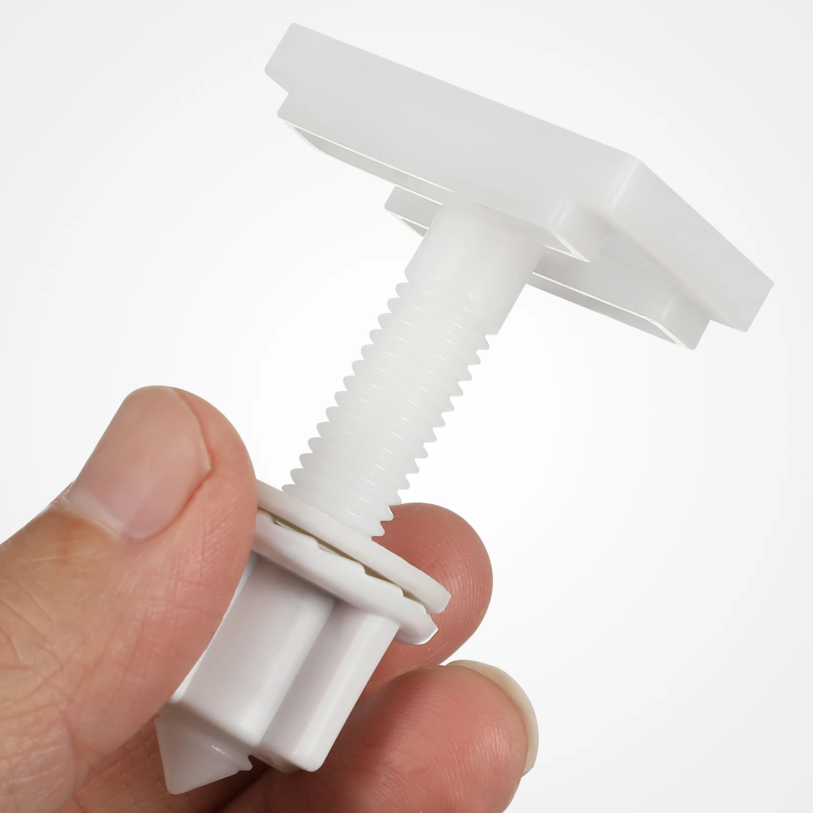 2Sets 39x24mm Plastic Toilet Seat Hinge Bolts Nuts Washers Durable Installation Set Plastic Screws Toilet Bolt Screw
2Sets 39x24mm Plastic Toilet Seat Hinge Bolts Nuts Washers Durable Installation Set Plastic Screws Toilet Bolt Screw