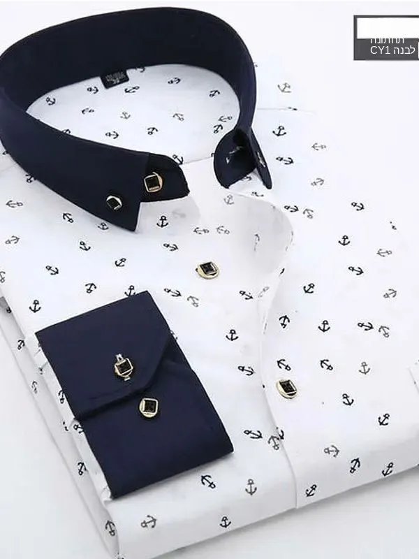 New Men's Long Sleeve Shirt Thin Business Style Spring Summer PU Leather Mid-aged And Elderly Suitable Cleanfit Collar
New Men's Long Sleeve Shirt Thin Business Style Spring Summer PU Leather Mid-aged And Elderly Suitable Cleanfit Collar