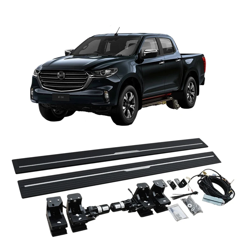 Автоматическая электрическая боковая подножка для Mazda BT-50 Freestyle Double Crew Cab 2015+
Автоматическая электрическая боковая подножка для Mazda BT-50 Freestyle Double Crew Cab 2015+