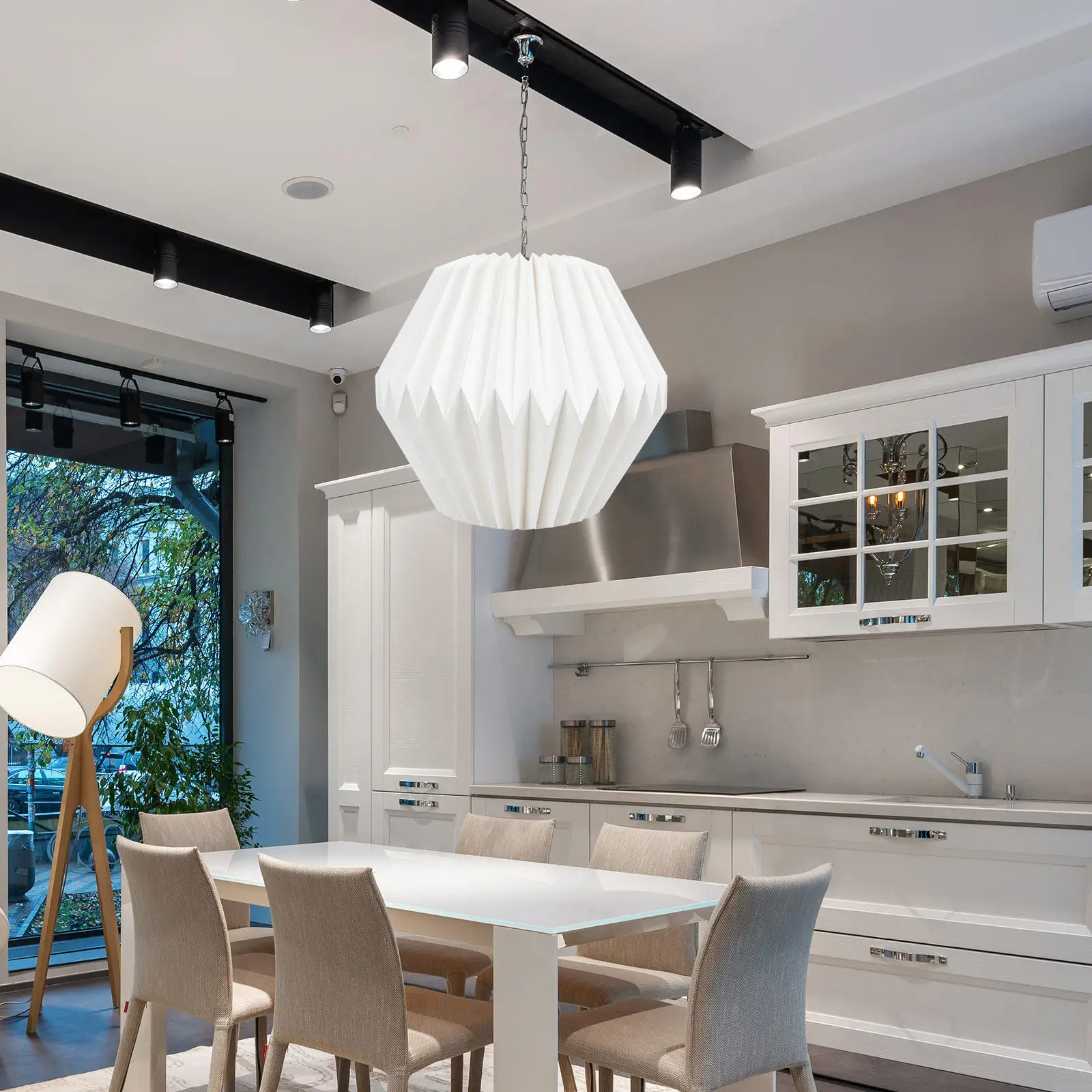 Collapsible Paper Lantern Lampshade Pleated Folding Decorative Hanging Light Cover Home Bar Cafe Restaurant Lighting Fixture
Collapsible Paper Lantern Lampshade Pleated Folding Decorative Hanging Light Cover Home Bar Cafe Restaurant Lighting Fixture