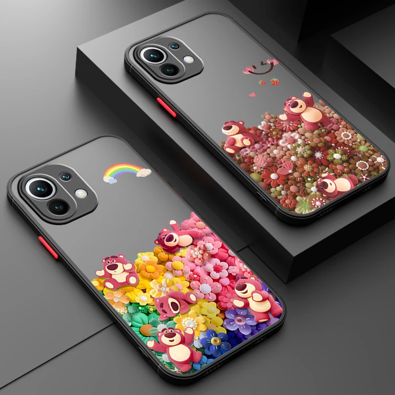 Rainbow Cute Strawberry Bear Frosted Translucent For Xiaomi Mi 13 12 12T 11T 11 11i 10T 10 9T Pro Lite Ultra 5G TPU Phone Case
Rainbow Cute Strawberry Bear Frosted Translucent For Xiaomi Mi 13 12 12T 11T 11 11i 10T 10 9T Pro Lite Ultra 5G TPU Phone Case