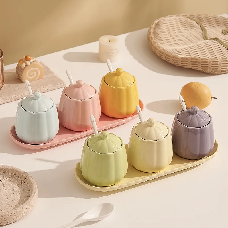 Cream Ins Wind Ceramic Seasoning Tank Set Design Sense Three-color Mix and Match Seasoning Tank Kitchen Supplies Salt Tank
Cream Ins Wind Ceramic Seasoning Tank Set Design Sense Three-color Mix and Match Seasoning Tank Kitchen Supplies Salt Tank
