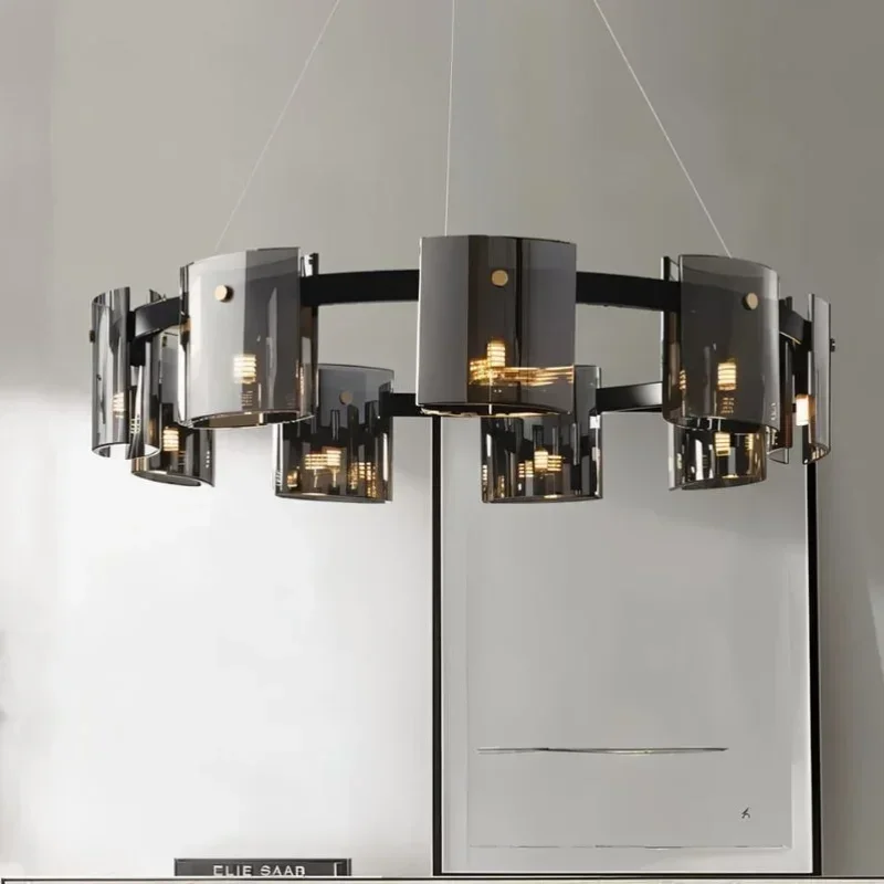 Modern LED Creative Designer Amber Glass Chandelier Luxury for Living Room Bedroom Dining Tables Hanging Lamp Home Decoration
Modern LED Creative Designer Amber Glass Chandelier Luxury for Living Room Bedroom Dining Tables Hanging Lamp Home Decoration