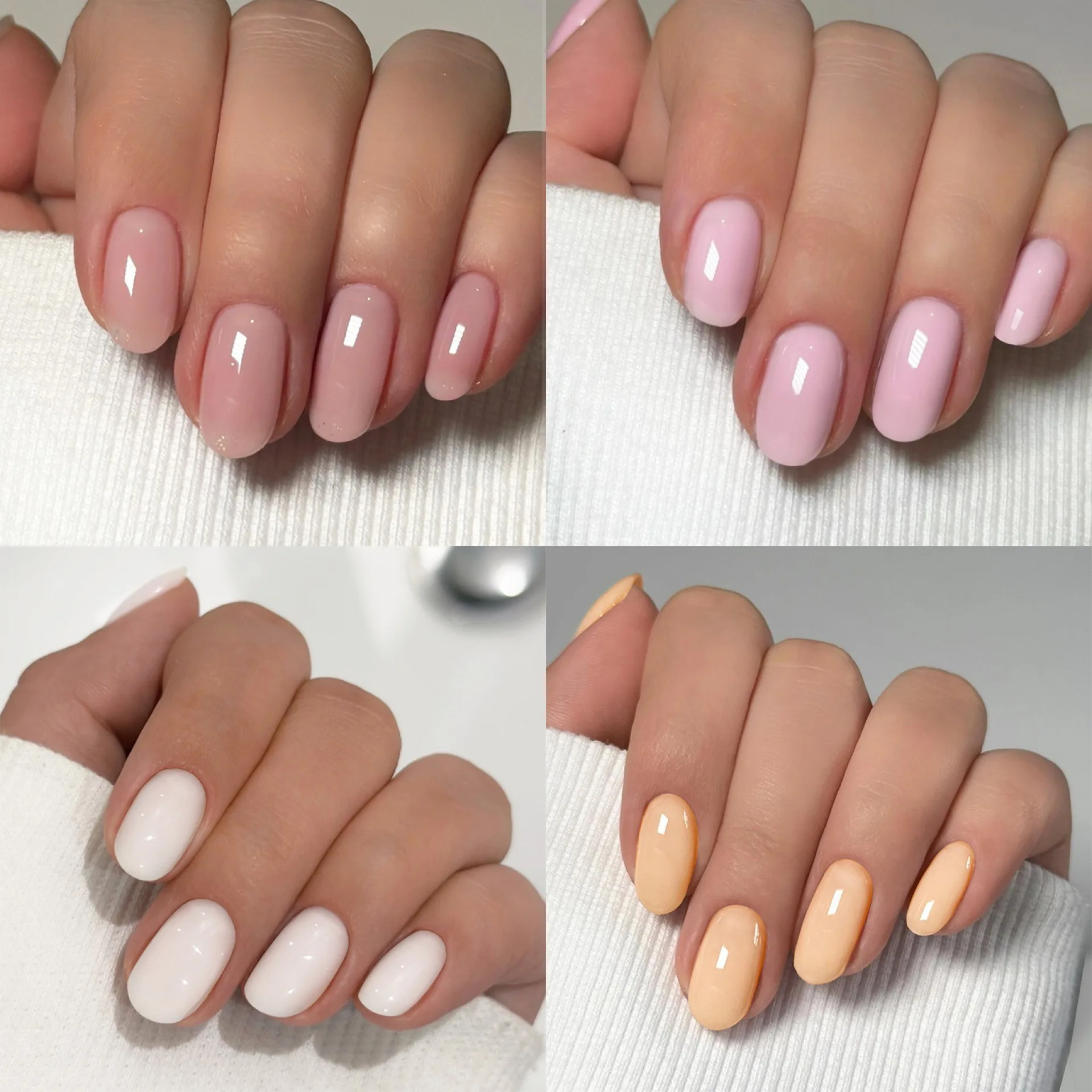 24Pcs Solid Color Press on Nails with Jelly Glue Short Round Head False Nails Colorful Summer Fake Nail Art Reusable Nail Tips
24Pcs Solid Color Press on Nails with Jelly Glue Short Round Head False Nails Colorful Summer Fake Nail Art Reusable Nail Tips