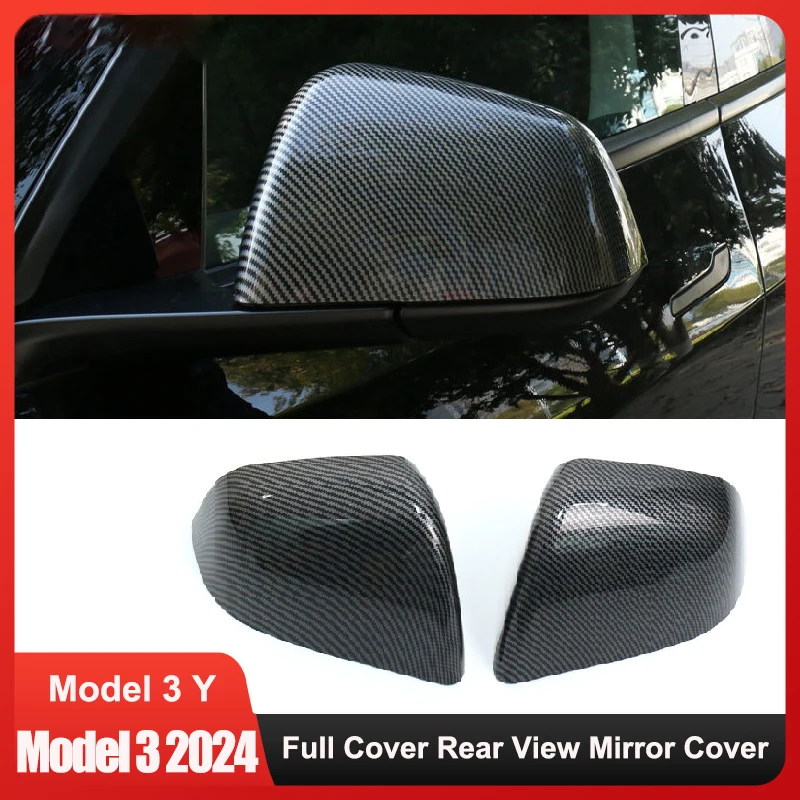 Rear View Mirror Cover For Tesla Model 3+ Highland 2024 Model Y Side Door Carbon Fiber Rearview Case New Model3 Car Accessories
Rear View Mirror Cover For Tesla Model 3+ Highland 2024 Model Y Side Door Carbon Fiber Rearview Case New Model3 Car Accessories