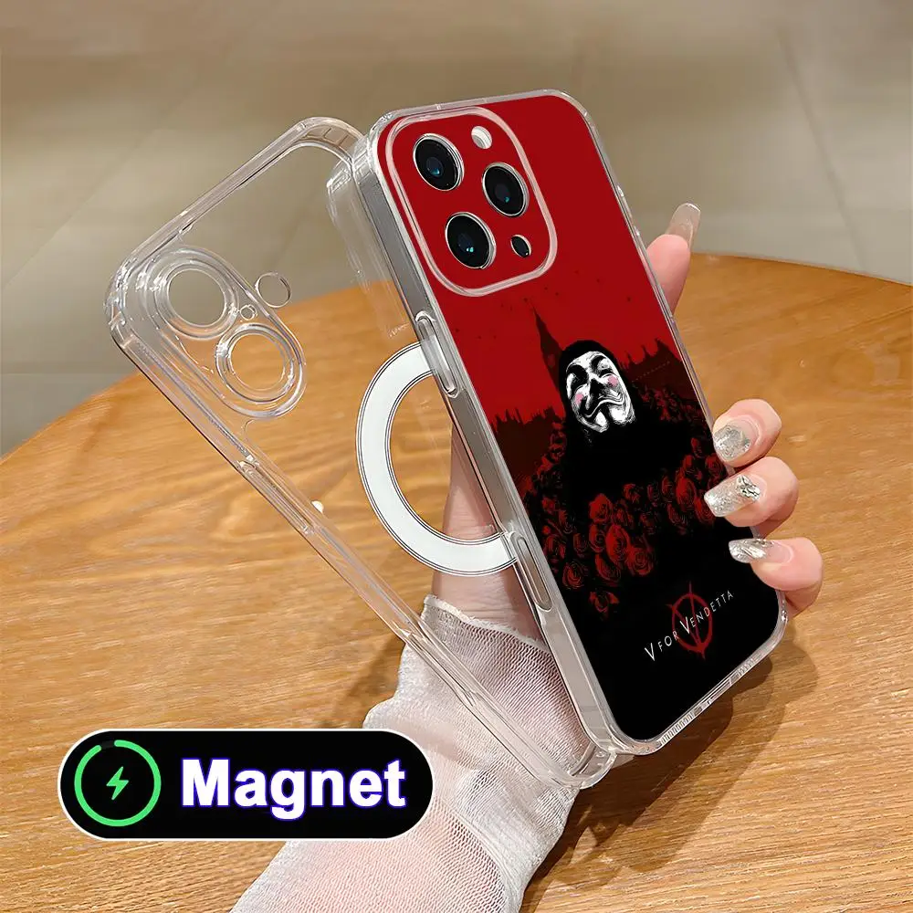 Fashion Vendetta Phone Case for iPhone 17 16 15 14 13 12 11 Air Pro Max Plus Mini Soft TPU Clear Magsafe Cover
Fashion Vendetta Phone Case for iPhone 17 16 15 14 13 12 11 Air Pro Max Plus Mini Soft TPU Clear Magsafe Cover