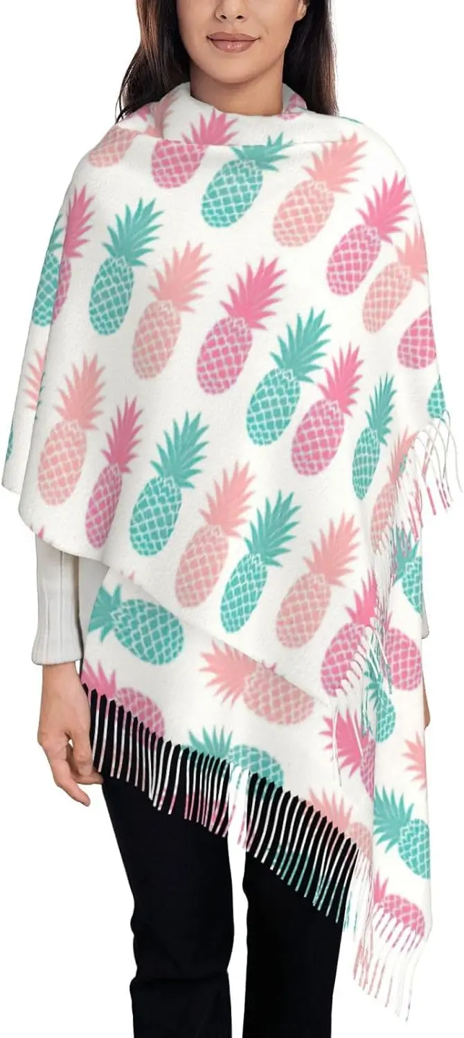 Модная длинная шаль на осень-зиму, теплая модная шаль с бахромой, большой летний шарф с ананасом для женщин, теплый мягкий массивный шарф
Модная длинная шаль на осень-зиму, теплая модная шаль с бахромой, большой летний шарф с ананасом для женщин, теплый мягкий массивный шарф