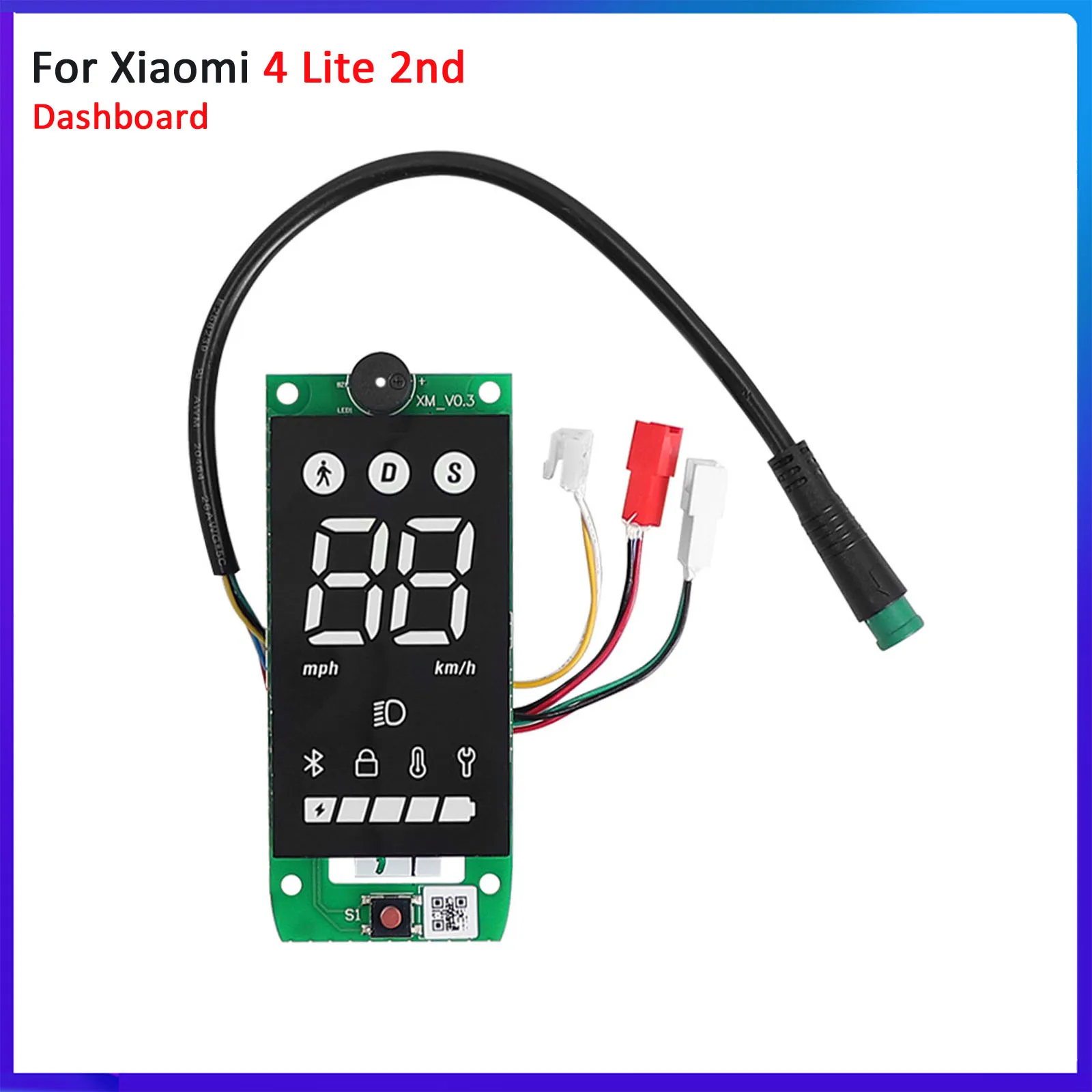 Dashboard for Xiaomi Electric Scooter 4 Lite 2nd Communication Instrument LED Display Screen Bluetooth Circuit Board Accessories
Dashboard for Xiaomi Electric Scooter 4 Lite 2nd Communication Instrument LED Display Screen Bluetooth Circuit Board Accessories