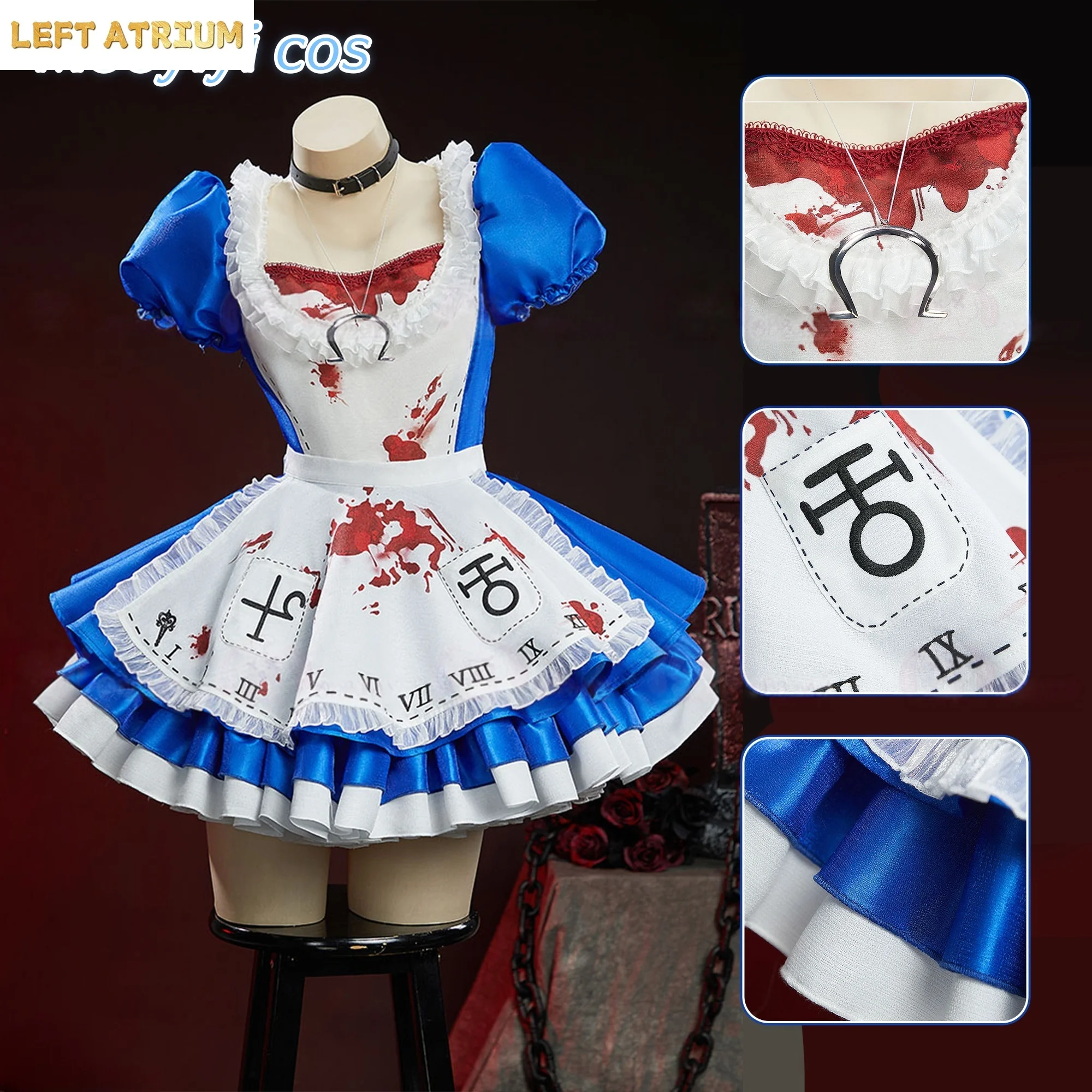 Alice Cosplay Costume Halloween Costume Christmas Costume Role Playing S-XL Chumao Mooyiyi Necklace Lolita Dress New Maid
Alice Cosplay Costume Halloween Costume Christmas Costume Role Playing S-XL Chumao Mooyiyi Necklace Lolita Dress New Maid