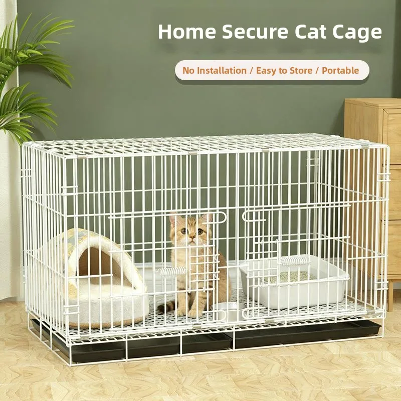 Indoor Small Cage Portable Pet Cage with Tray Easy to Carry Rabbit Cage for Cats Dogs And Other Small Pets Home Use
Indoor Small Cage Portable Pet Cage with Tray Easy to Carry Rabbit Cage for Cats Dogs And Other Small Pets Home Use