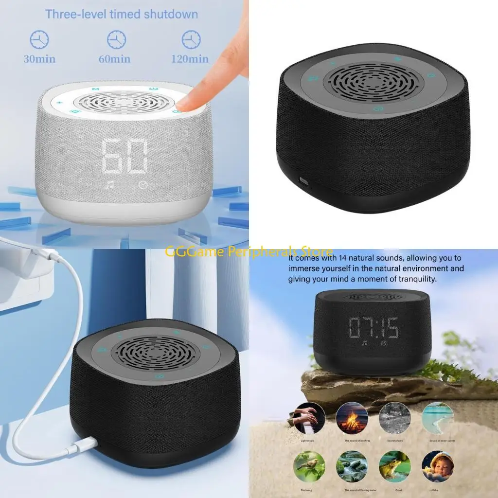 U55B Radio Whir Machine 5.4 Lecturer 14 Relaxing Sounds Sleep Clock Bedlight Rechargeable Transportable for Telecommute
U55B Radio Whir Machine 5.4 Lecturer 14 Relaxing Sounds Sleep Clock Bedlight Rechargeable Transportable for Telecommute