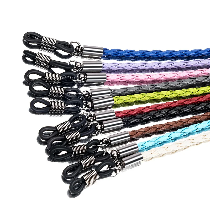 Leather Thick Twist Sunglasses Lanyard Glasses Strap Rope Outdoor Sports Non-slip Eyeglass Cord For Women Men Eye Accessories
Leather Thick Twist Sunglasses Lanyard Glasses Strap Rope Outdoor Sports Non-slip Eyeglass Cord For Women Men Eye Accessories