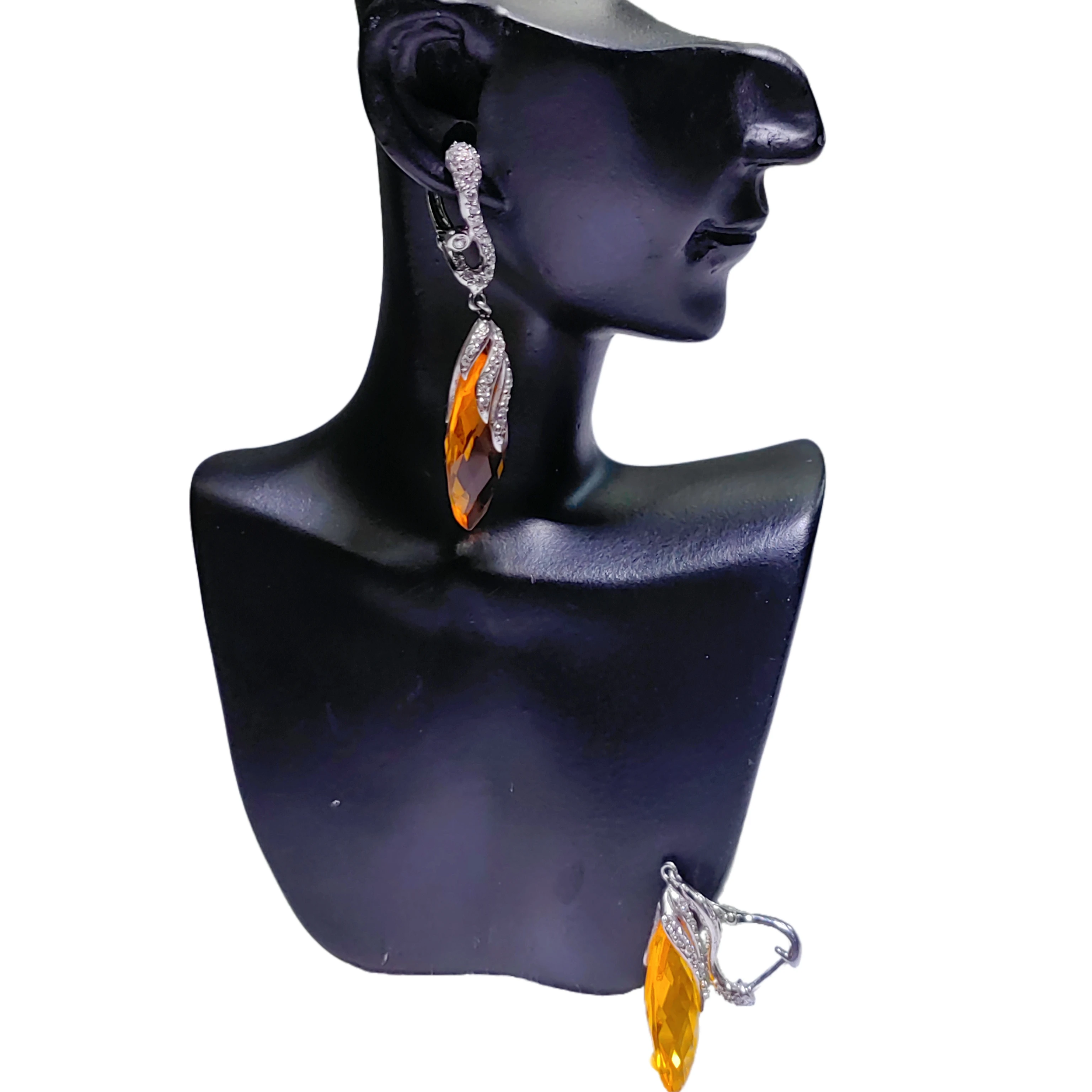 Fashion luxury earrings charm unique design zircon yellow crystal jewelry women earrings jewelry production
Fashion luxury earrings charm unique design zircon yellow crystal jewelry women earrings jewelry production