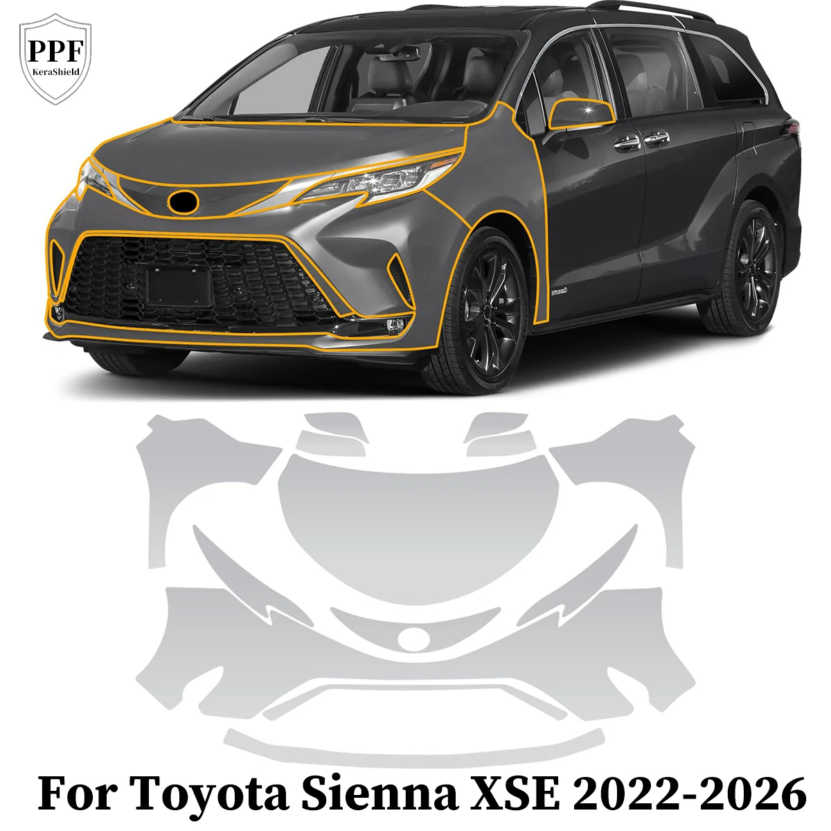 Car Pre-cut PPF For Toyota Sienna XSE 2022-2026 TPU Paint Protection Film Anti-Scratch Kit Clear Bra Repairable Car Accessories
Car Pre-cut PPF For Toyota Sienna XSE 2022-2026 TPU Paint Protection Film Anti-Scratch Kit Clear Bra Repairable Car Accessories