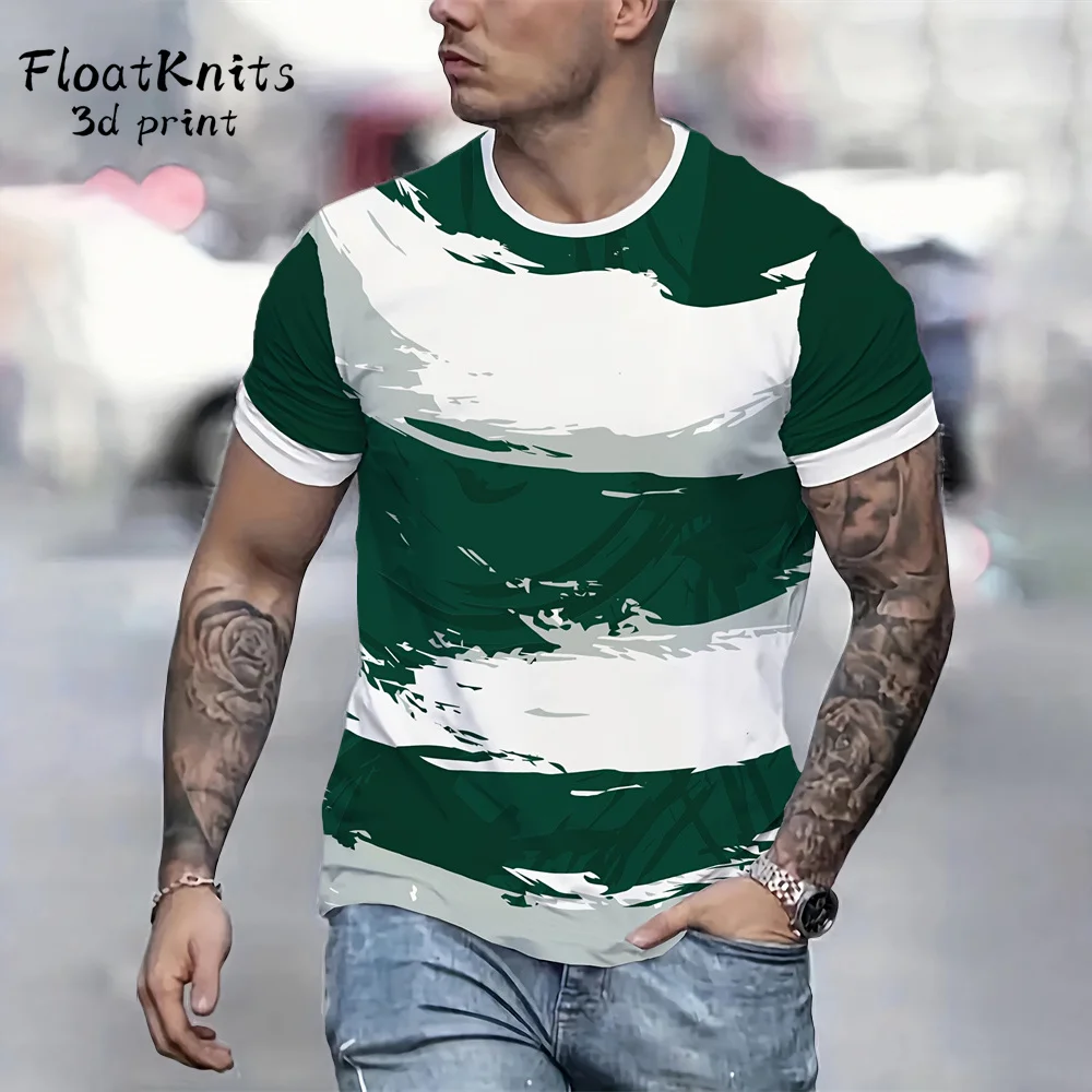 Simple T-Shirts for Men Summer Quick-Drying Short Sleeve Tee Striped Graphic T Shirts Street O-Neck Men's Clothing Fashion Tops
Simple T-Shirts for Men Summer Quick-Drying Short Sleeve Tee Striped Graphic T Shirts Street O-Neck Men's Clothing Fashion Tops