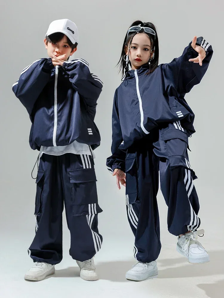 Boys Hip Hop Costume Street Dance Blue Red Streetwear Pants Girls Jazz Dance Clothes Hiphop Performance Suit Rave Wear
Boys Hip Hop Costume Street Dance Blue Red Streetwear Pants Girls Jazz Dance Clothes Hiphop Performance Suit Rave Wear