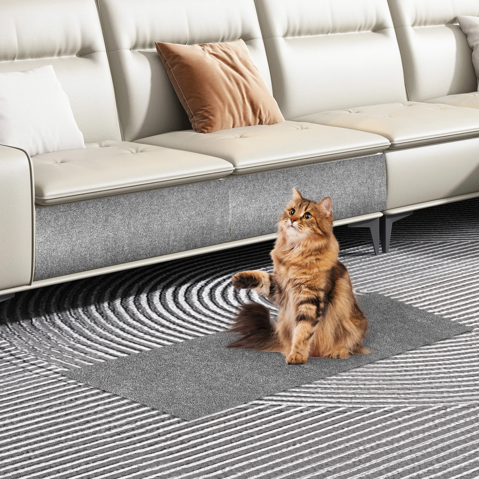 2Pcs Cat Scratching Mat Self-Adhesive Carpet Scratch Furniture Protector Sofa Wall Scratcher Long-Lasting Climbing Cat Scratcher
2Pcs Cat Scratching Mat Self-Adhesive Carpet Scratch Furniture Protector Sofa Wall Scratcher Long-Lasting Climbing Cat Scratcher