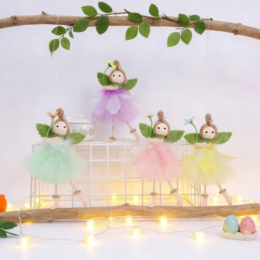 Long Legs Flower Fairy Ornaments Cute with Flower Skirt Girl Hanging Mesh Handmade Easter Fairy Pendant Wedding Decor
Long Legs Flower Fairy Ornaments Cute with Flower Skirt Girl Hanging Mesh Handmade Easter Fairy Pendant Wedding Decor