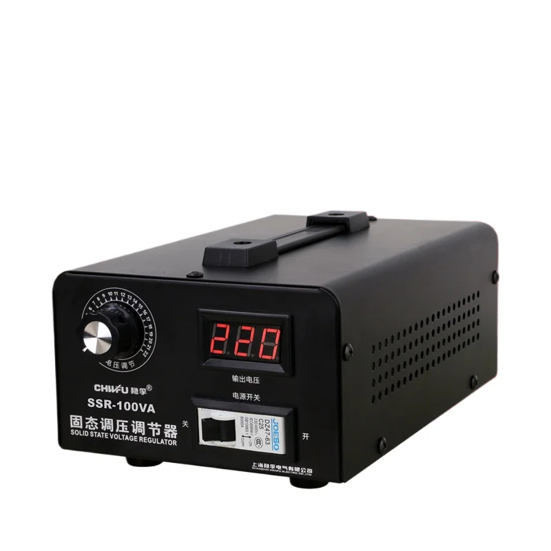 Solid State Voltage Regulator 220v Voltage Regulator Single-phase Electronic Thyristor Voltage Regulator High Power 0-220v 
Solid State Voltage Regulator 220v Voltage Regulator Single-phase Electronic Thyristor Voltage Regulator High Power 0-220v
