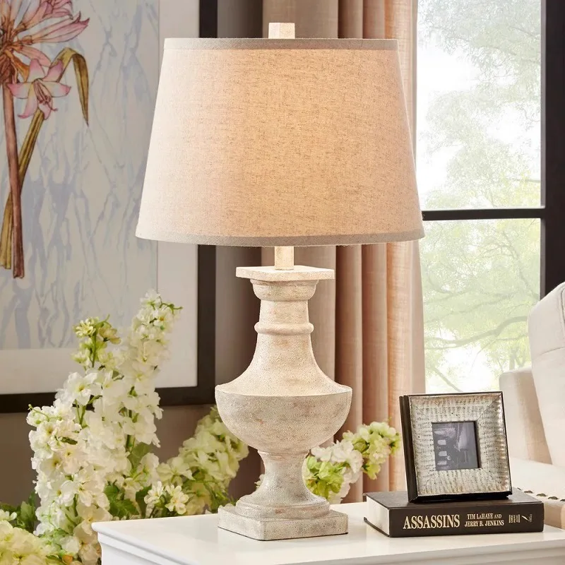 American retro desk lamp, bedroom hotel old French B&B country handmade living room creative bedside decoration lamp
American retro desk lamp, bedroom hotel old French B&B country handmade living room creative bedside decoration lamp