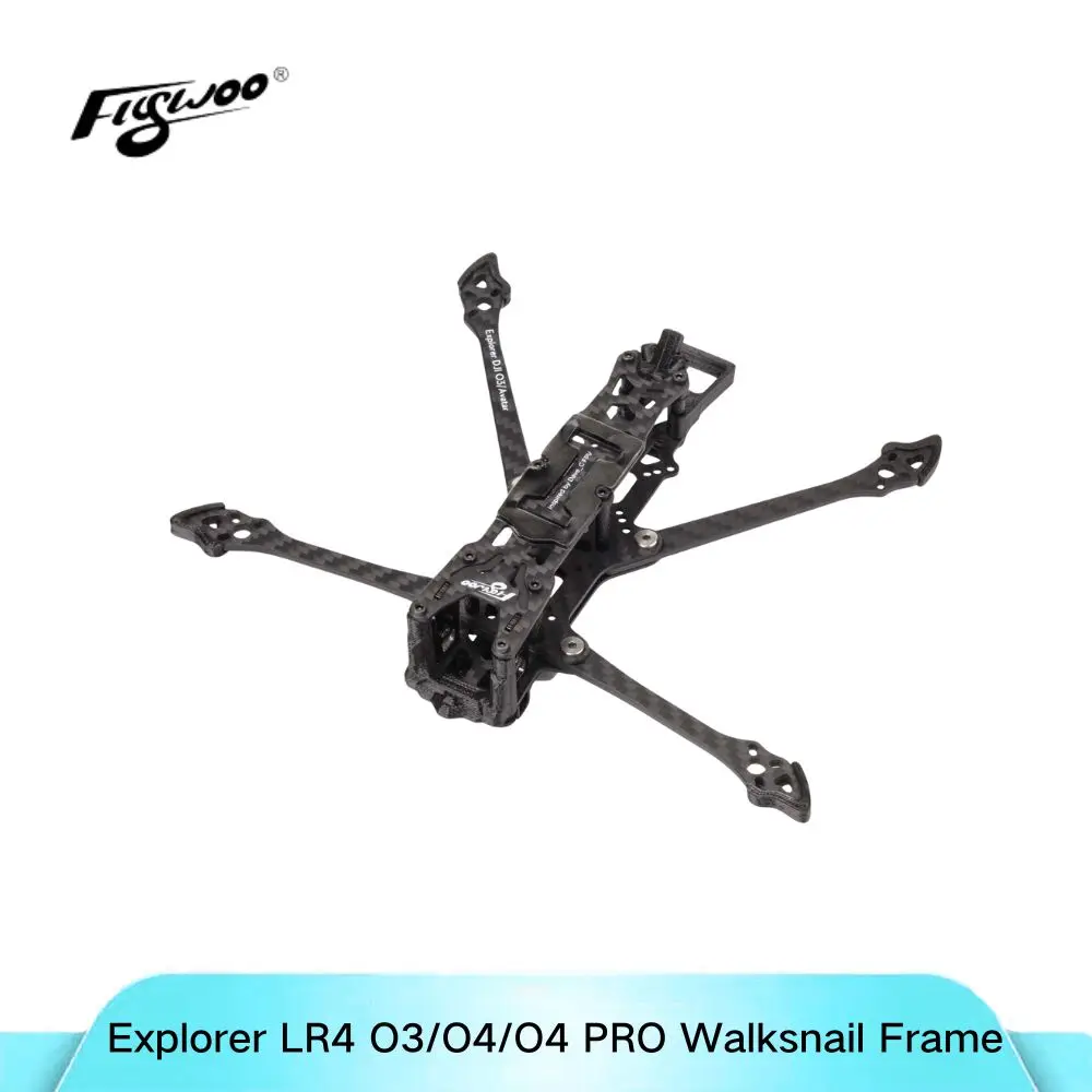 Flywoo Explorer LR O3/O4/O4 PRO LR 4'' Walksnail Frame kit The Ultimate Ultra-Compact fpv drone diy parts
Flywoo Explorer LR O3/O4/O4 PRO LR 4'' Walksnail Frame kit The Ultimate Ultra-Compact fpv drone diy parts