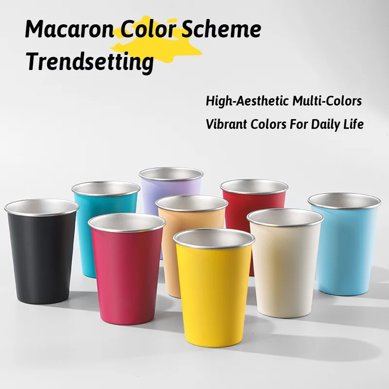 350ml 304 Stainless Steel Drinking Cup Single-layer Rolled Edge Camping Coffee Beer Cup Outdoor Car Stacked Cold Drink Cup
350ml 304 Stainless Steel Drinking Cup Single-layer Rolled Edge Camping Coffee Beer Cup Outdoor Car Stacked Cold Drink Cup