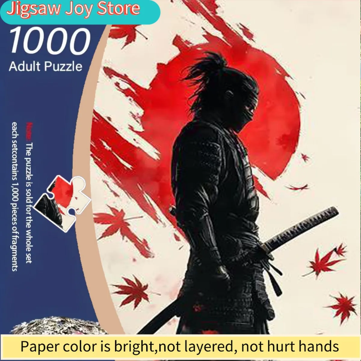 Пазл-головоломка для взрослых «Самурайский воин» (1000 элементов) — Самурайские доспехи, меч катана и фон с красными кленовыми листьями (похожие на цветы сакуры)
Пазл-головоломка для взрослых «Самурайский воин» (1000 элементов) — Самурайские доспехи, меч катана и фон с красными кленовыми листьями (похожие на цветы сакуры)