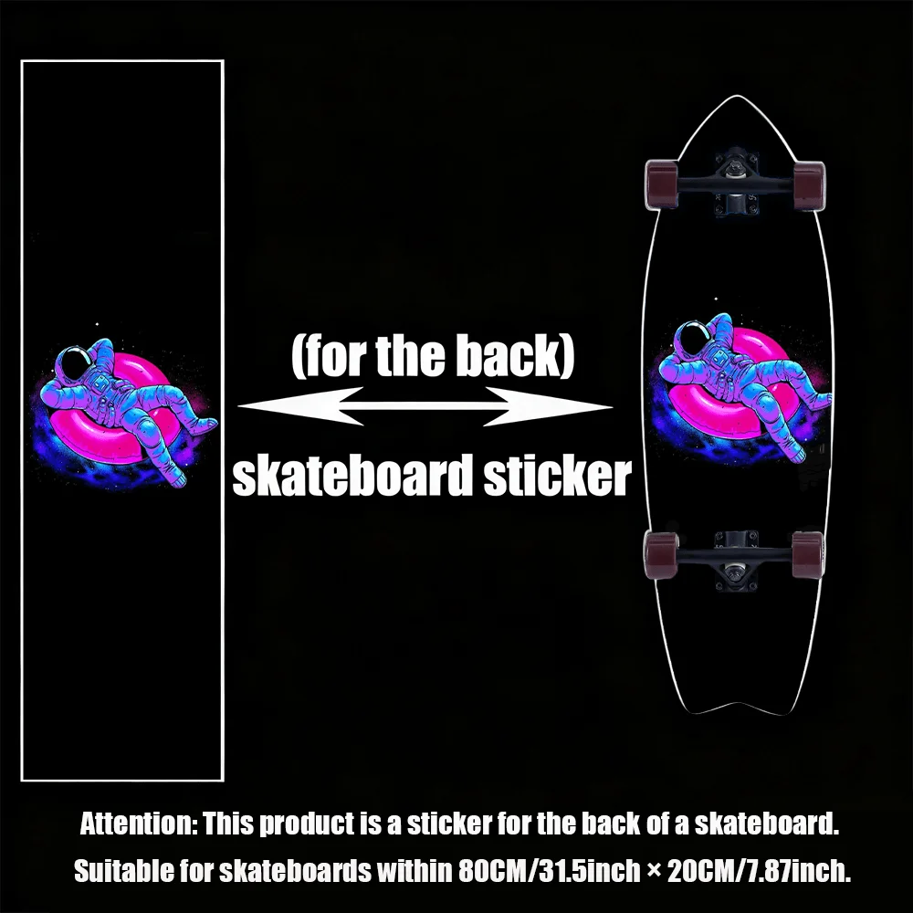 9×33 Inch Trendy Street Space "Lazy" Astronaut Skateboard Pattern Sticker - Self Adhesive PVC Decorative Sticker
9×33 Inch Trendy Street Space "Lazy" Astronaut Skateboard Pattern Sticker - Self Adhesive PVC Decorative Sticker