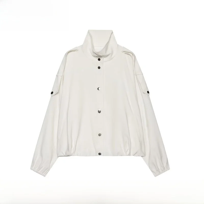 Fashionable ZR Style Pilot Jacket Women's Spring Summer New Arrival Stand Collar Long Sleeve Polyester Fiber Button Closure
Fashionable ZR Style Pilot Jacket Women's Spring Summer New Arrival Stand Collar Long Sleeve Polyester Fiber Button Closure