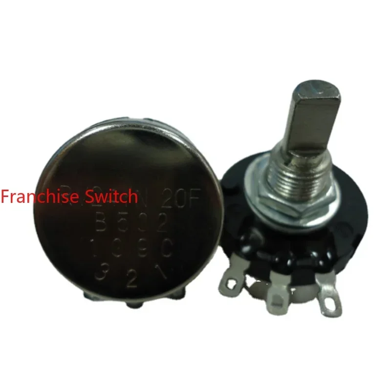 5PCS Carbon Film RV24YN Potentiometer B502 B5K 20mmF Half Shaft Spot Supply
5PCS Carbon Film RV24YN Potentiometer B502 B5K 20mmF Half Shaft Spot Supply