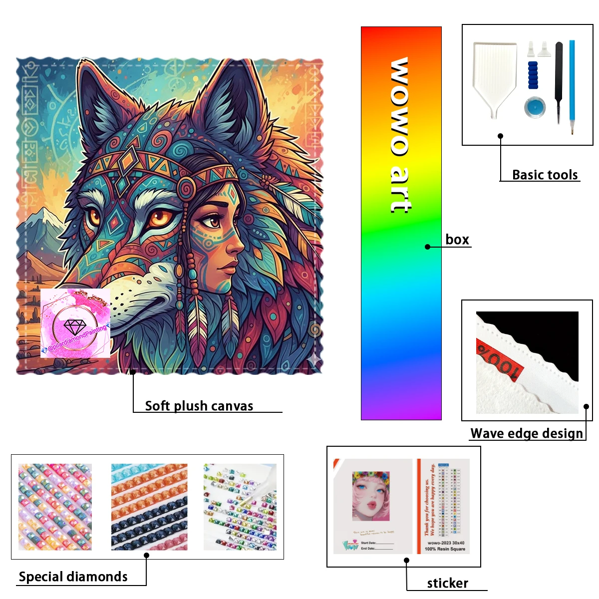 【pilar Diamond Art】Double faced Wolf Woman 100% Full Diamond Stamping Kit Perfect Masterpiece worth Buying
【pilar Diamond Art】Double faced Wolf Woman 100% Full Diamond Stamping Kit Perfect Masterpiece worth Buying