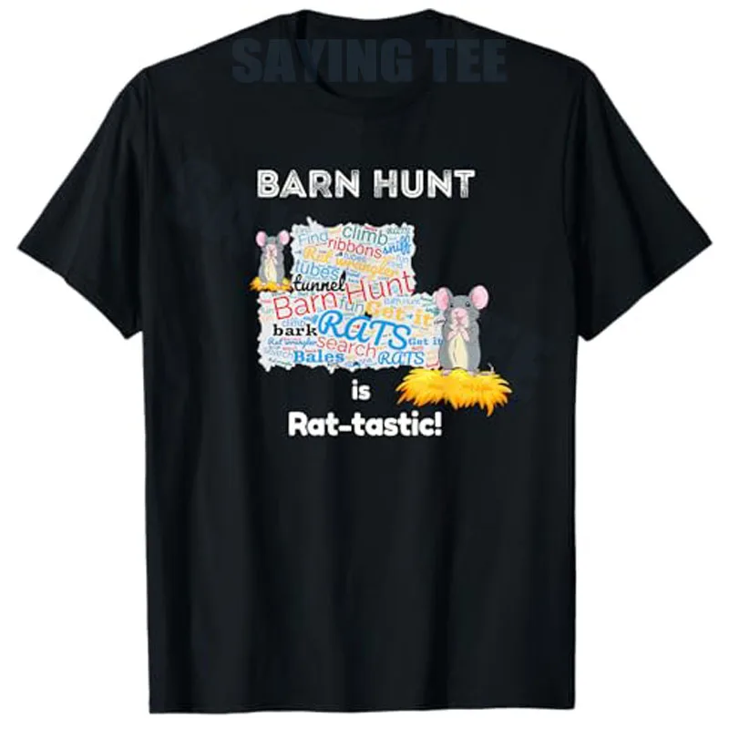 Funny Barn Hunt Is Rat- Tastic T-Shirt Barn-Hunt Canine Rat Hunting Training Gear Y2k Graphic Outfit Women's Fashion Mouse Tees
Funny Barn Hunt Is Rat- Tastic T-Shirt Barn-Hunt Canine Rat Hunting Training Gear Y2k Graphic Outfit Women's Fashion Mouse Tees