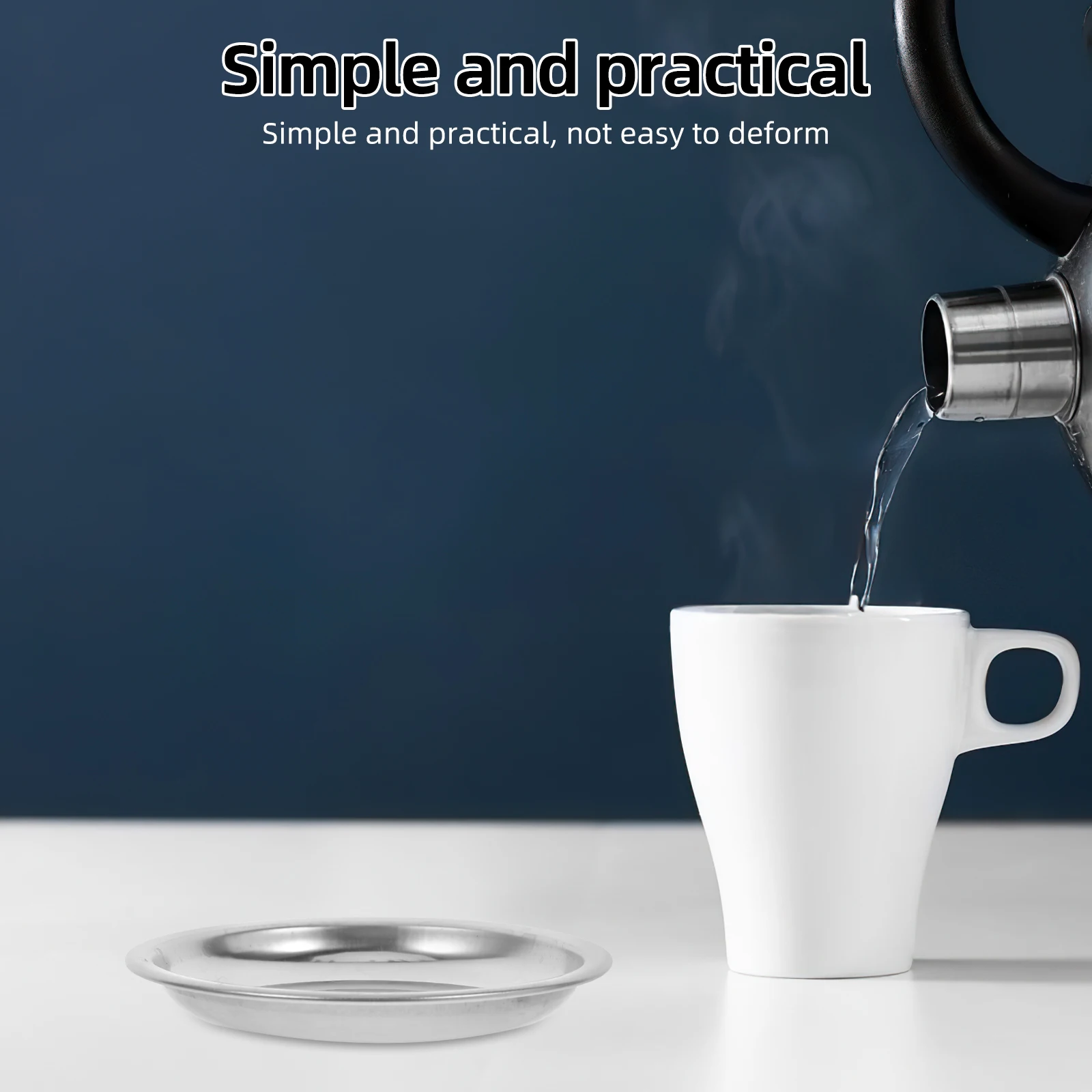 6pcs Stainless Steel Tea Bag Dish Drip Tray Reusable Strainer Loose Leaf Infuser Saucer Mesh Plate Coffee Filter Holder Round
6pcs Stainless Steel Tea Bag Dish Drip Tray Reusable Strainer Loose Leaf Infuser Saucer Mesh Plate Coffee Filter Holder Round