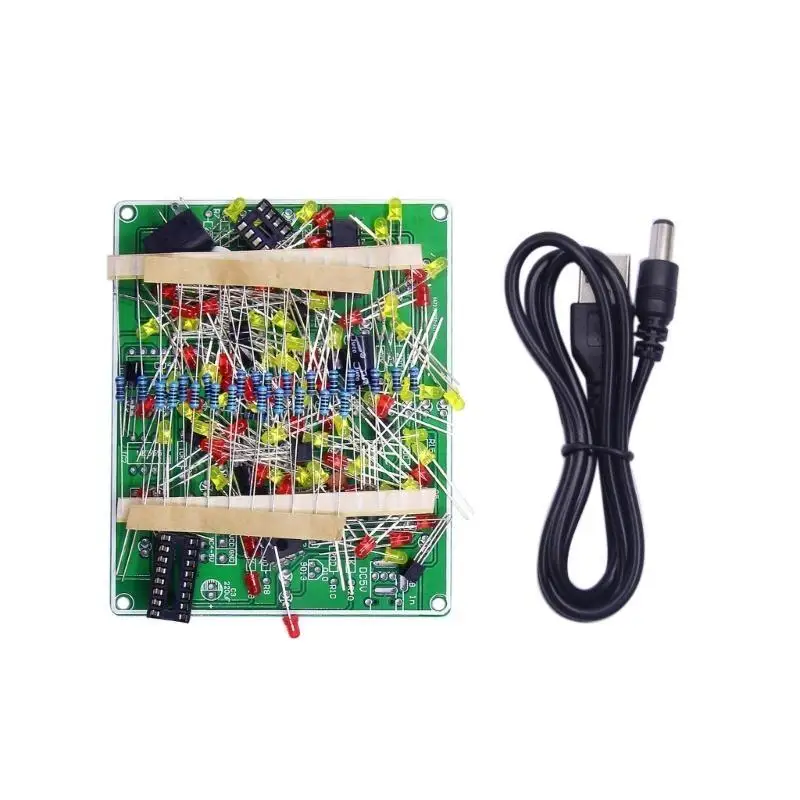 652F NE555 + CD4017 Flashing Lights Board Practice Learning DIY Kits Electronic Suite Module Led Flashing Lights
652F NE555 + CD4017 Flashing Lights Board Practice Learning DIY Kits Electronic Suite Module Led Flashing Lights