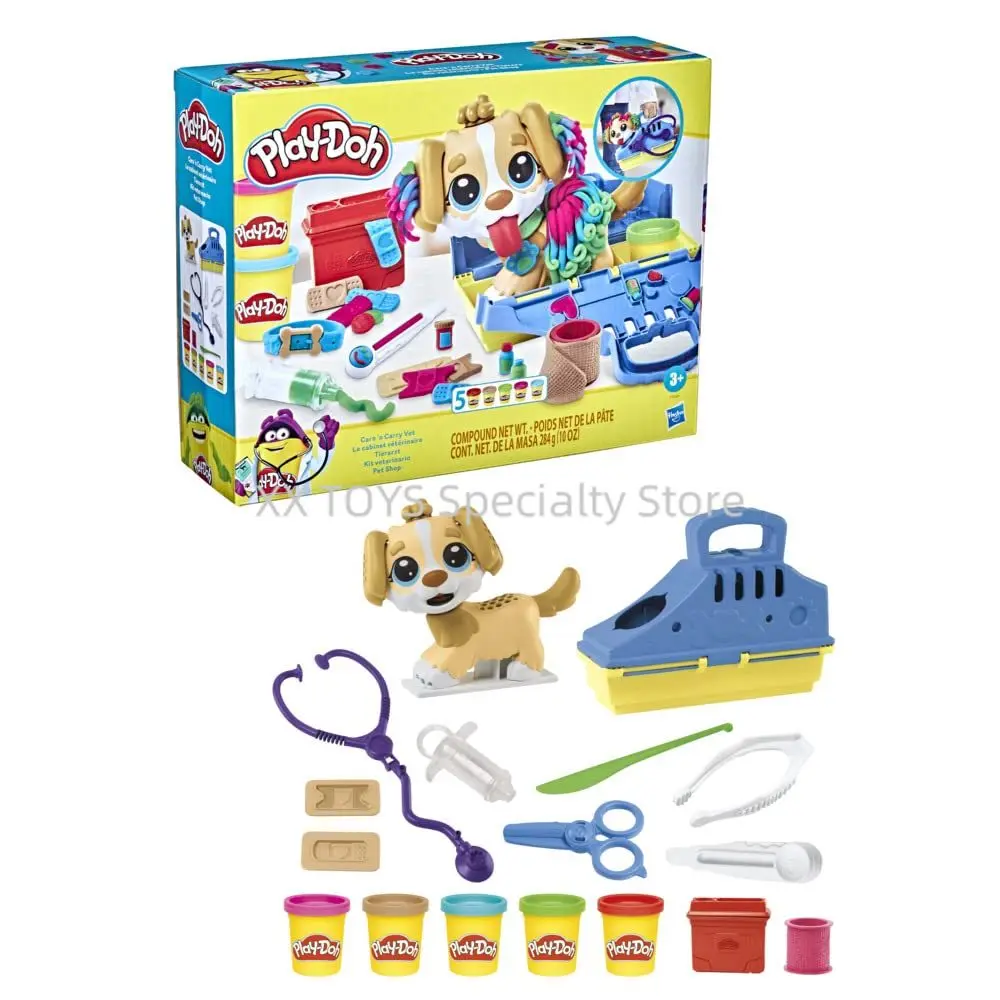 Play-Doh Care 'n Carry Vet Playset with Toy Dog Storage 10 Tools and 5 Modeling Compound for Kid 3 Years and Up Toy Holiday Gift
Play-Doh Care 'n Carry Vet Playset with Toy Dog Storage 10 Tools and 5 Modeling Compound for Kid 3 Years and Up Toy Holiday Gift