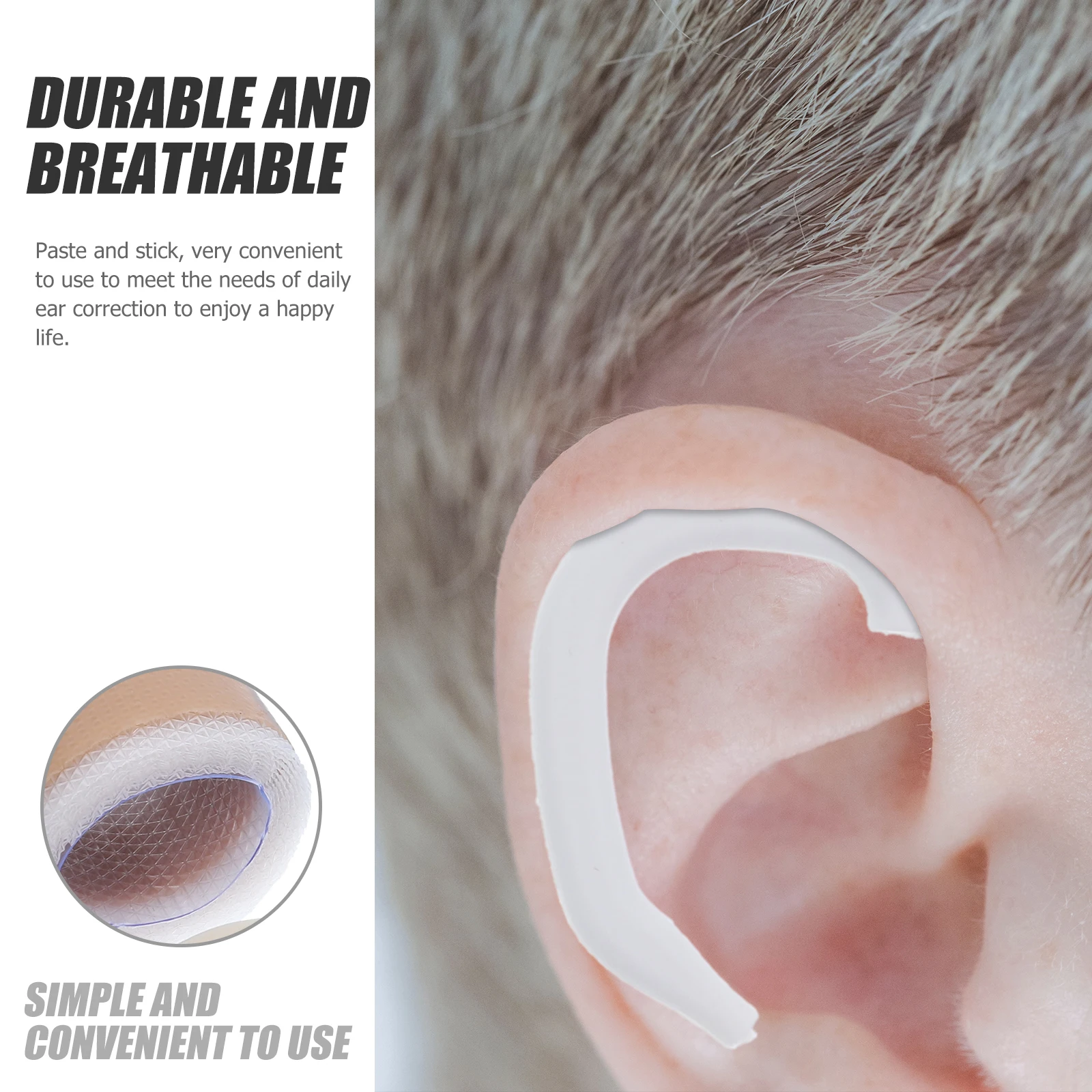 Auricle Corrector Ear Support Sticker for Big Ears Baby Kid Patch Newborn Protruding Ear Tool Silicone Material Low Allergy
Auricle Corrector Ear Support Sticker for Big Ears Baby Kid Patch Newborn Protruding Ear Tool Silicone Material Low Allergy