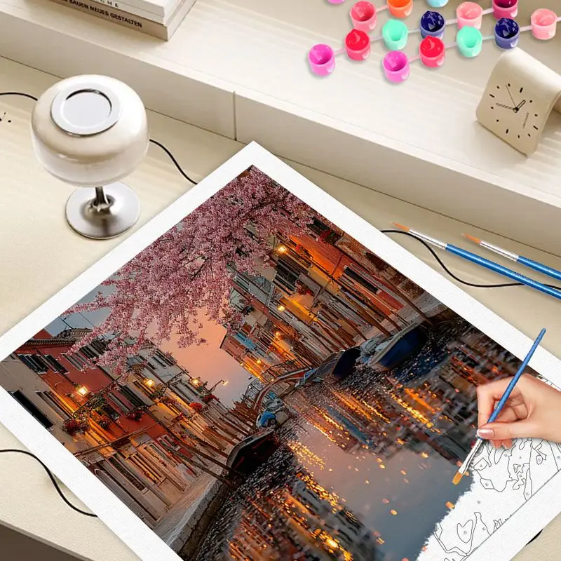 CHENISTORY DIY Frame Coloring By Number House River Scenery Kits Painting By Number Modern Drawing On Canvas HandPainted
CHENISTORY DIY Frame Coloring By Number House River Scenery Kits Painting By Number Modern Drawing On Canvas HandPainted