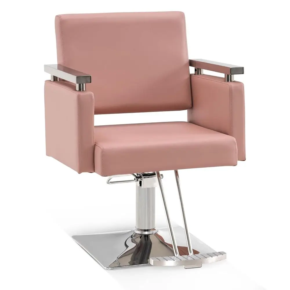Hydraulic Barber Chair for Salons - Pink Styling Seat
Hydraulic Barber Chair for Salons - Pink Styling Seat