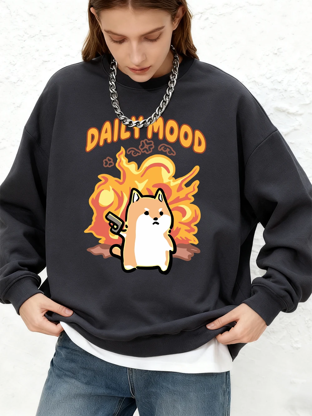 Толстовки с принтом кота на каждый день, женские зимние теплые толстовки с длинными рукавами, повседневные пуловеры с круглым вырезом для бега, женская одежда больших размеров
Толстовки с принтом кота на каждый день, женские зимние теплые толстовки с длинными рукавами, повседневные пуловеры с круглым вырезом для бега, женская одежда больших размеров