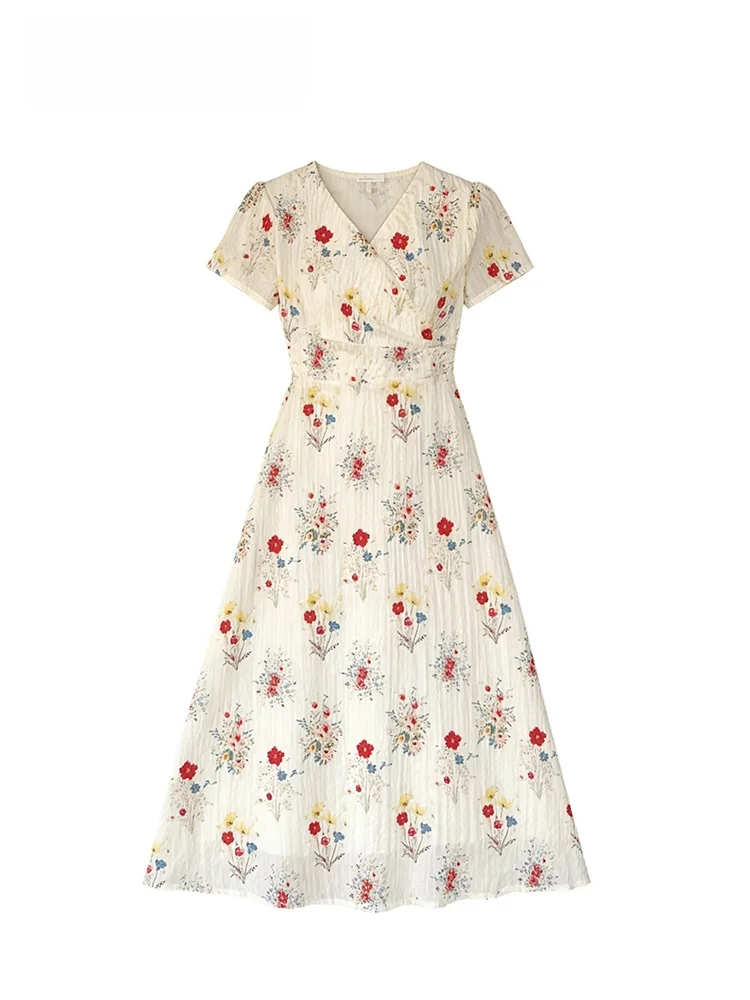 Summer New Style Cara CLUB plus Size Dress Short Sleeve V-Neck Women's Fashionable Versatile High Waist A-Line Dress
Summer New Style Cara CLUB plus Size Dress Short Sleeve V-Neck Women's Fashionable Versatile High Waist A-Line Dress