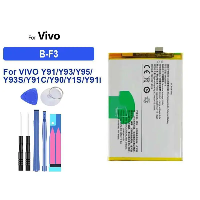 Аккумулятор мобильного телефона для Vivo Y91 Y93 Y95 Y93S Y91C Y90 Y1S Y91i Замена премиум-класса 3935 мАч B-F3 Safe
Аккумулятор мобильного телефона для Vivo Y91 Y93 Y95 Y93S Y91C Y90 Y1S Y91i Замена премиум-класса 3935 мАч B-F3 Safe