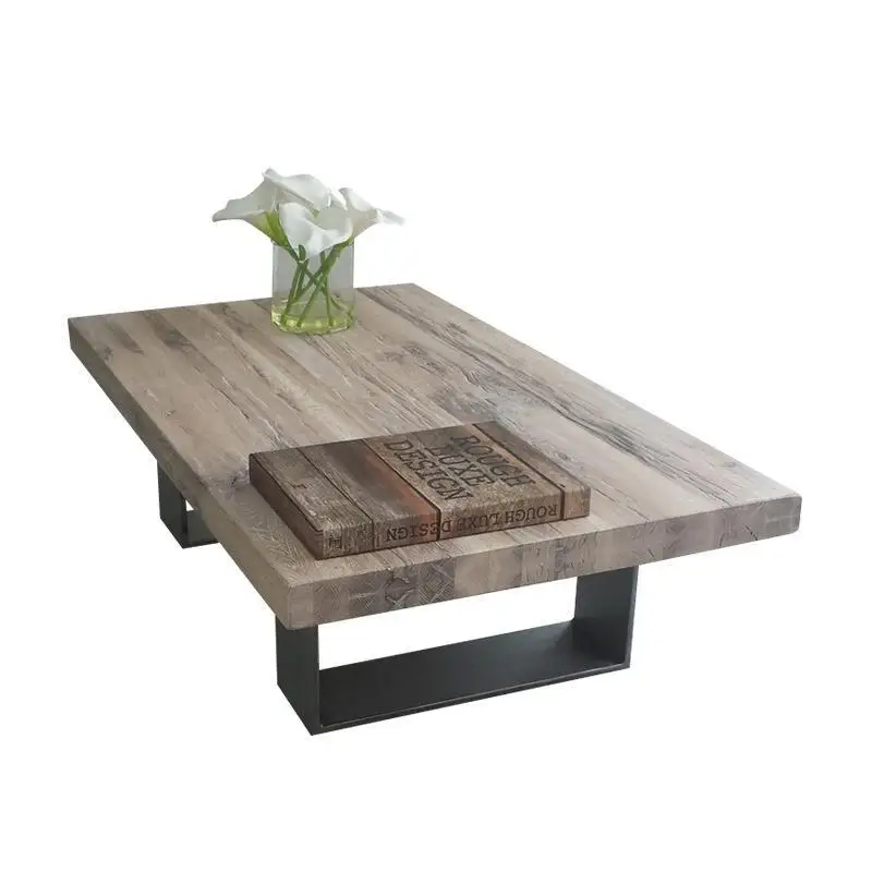 Simple and modern solid wood combination wrought iron loft meeting table household log dining table and chairs household
Simple and modern solid wood combination wrought iron loft meeting table household log dining table and chairs household