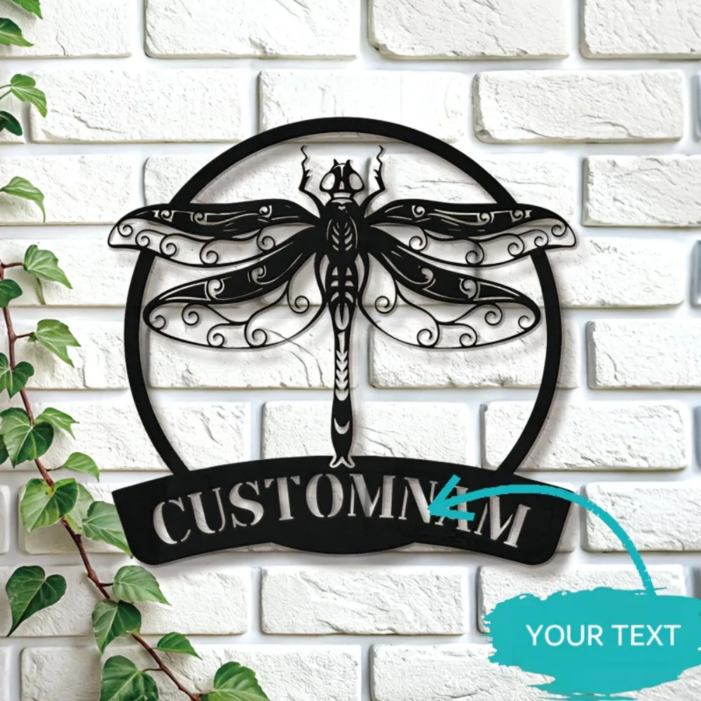 Custom Custom Dragonfly Metal Sign Personalized Wall Art Durable for Home Garden Indoor Outdoor Distinctive Gift Wall Sculpture
Custom Custom Dragonfly Metal Sign Personalized Wall Art Durable for Home Garden Indoor Outdoor Distinctive Gift Wall Sculpture