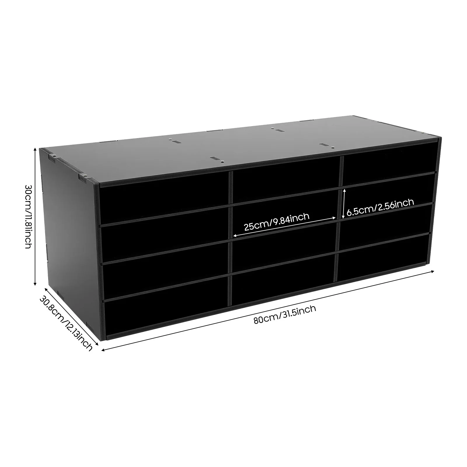 12 Compartment Mail Sorter Desktop Literature Organizer Eco PVC Anti-Rust Document Storage Rack Flat Top Display Platform Stable Reinforced Frame Complete Assembly Gloves Easy Clean Minimalist Black For Office Classroom Home Tablet Storage
12 Compartment Mail Sorter Desktop Literature Organizer Eco PVC Anti-Rust Document Storage Rack Flat Top Display Platform Stable Reinforced Frame Complete Assembly Gloves Easy Clean Minimalist Black For Office Classroom Home Tablet Storage