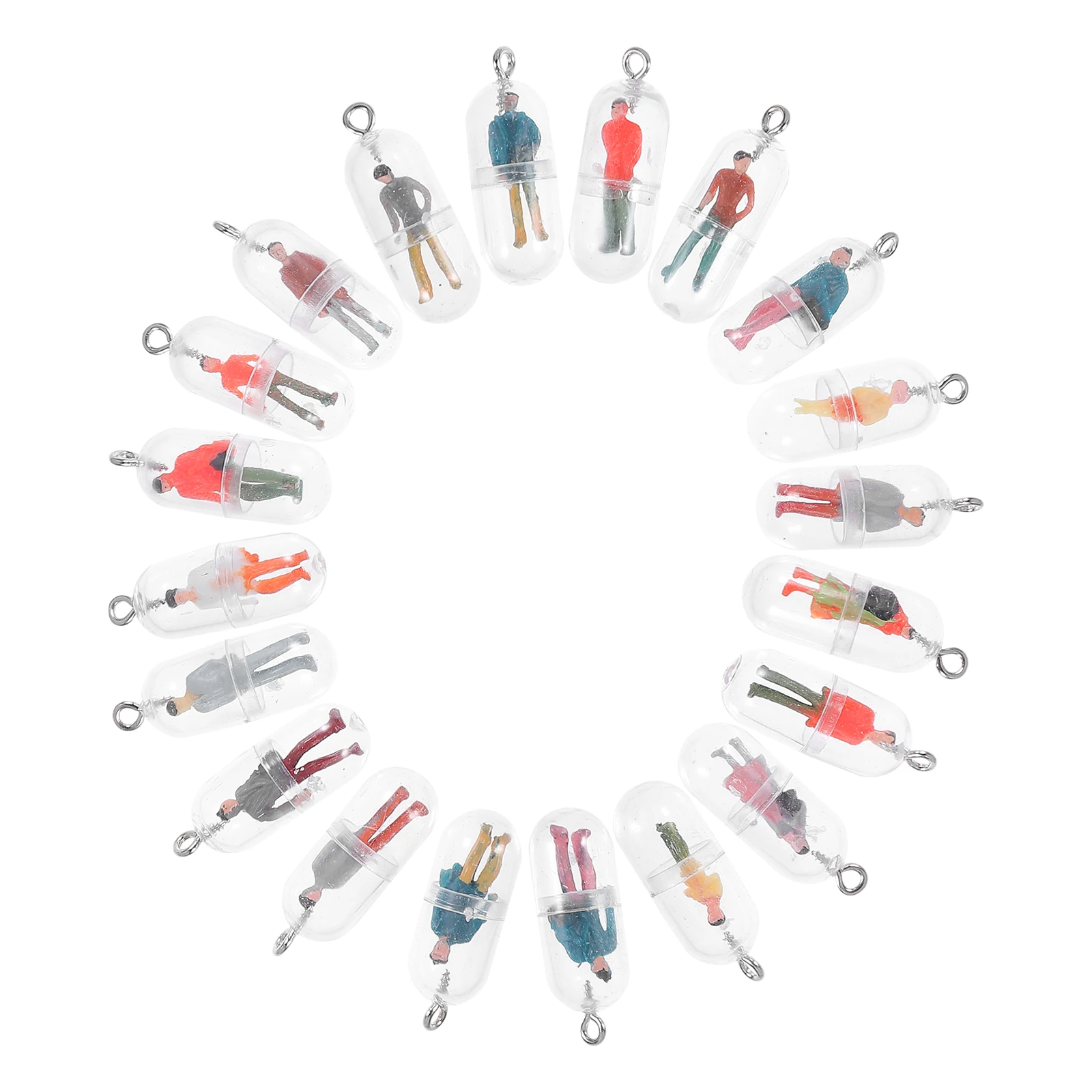20 Pcs Plastic Capsule Figurine Hanging Pendants Small Charms Jewelry Making DIY Crafts Gifts Safe Durable Friendly Material
20 Pcs Plastic Capsule Figurine Hanging Pendants Small Charms Jewelry Making DIY Crafts Gifts Safe Durable Friendly Material